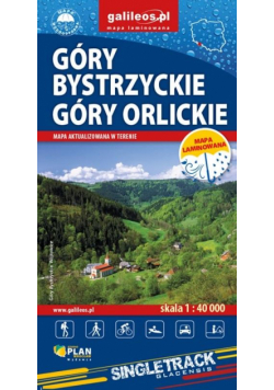 Mapa - Góry Bystrzyckie i Góry Orlickie 1:40 000