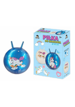Piłka do skakania 45cm z rogami Jednorożec mix