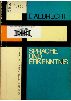 Sprache und Erkenntnis