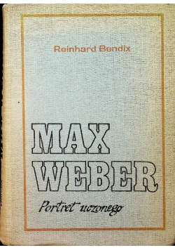Max Weber portret uczonego