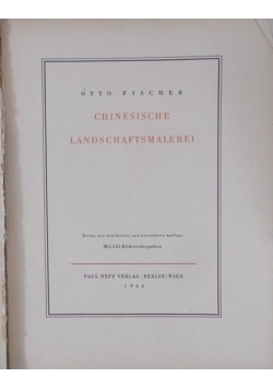 Chinesische landschaftsmalerei, 1943 r.