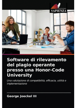 Software di rilevamento del plagio operante presso una Honor-Code University
