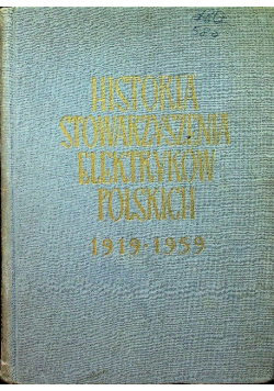 Historia stowarzyszenia elektryków polskich 1919 -  1959