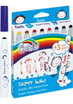 Pisaki Super Baby 8 kolorów