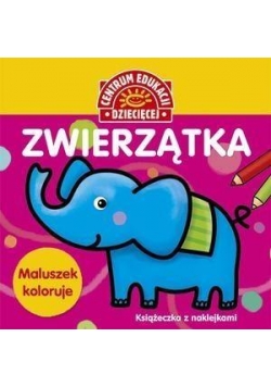 Maluszek koloruje. Zwierzątka