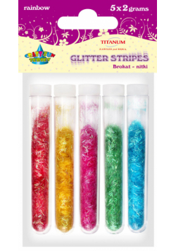 Brokat nitki 2x2g rainbow bnr5