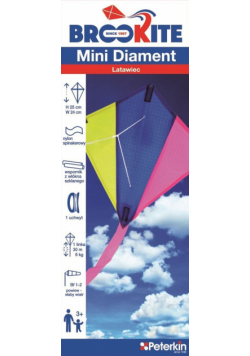Brookite Mini latawiec Mini diament