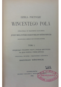 Dzieła poetyckie Wincentego Pola  1904 r.