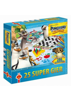 25 super gier Pingwiny z Madagaskaru