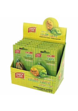 Taśma korekcyjna Trim Tape 8m Display 12 sztuk