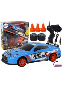 Autko sportowe R/C 1:24 wymienne koła czarne