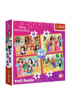 Puzzle 4w1 Bajkowe historie TREFL