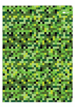 Teczka A4+ z gumką Pixi zielony HAPPY COLOR