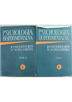 Psychologia eksperymentalna Tom 1 i 2
