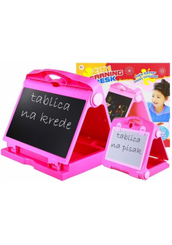 Tablica na kredę Pisak + Pisaki Szablony 2w1