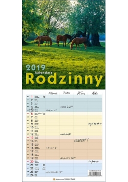Kalendarz 2019 Wielopl. Śr - Rodzinny PP