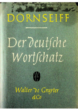 Der deutsche Wortschatz nach Sachgruppen