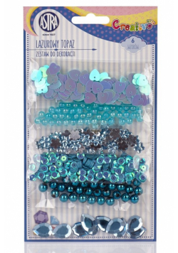 Zestaw do dekoracji - Lazurowy topaz