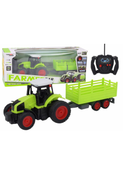 Traktor zdalnie sterowany 1:16 zielony