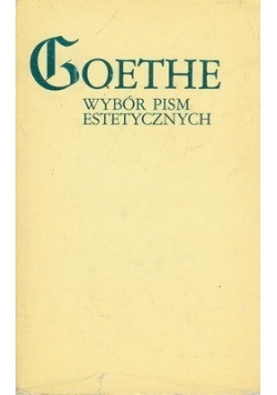 Wybór pism estetycznych