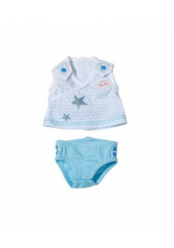 Ubranko dla lalki Baby born Underwear Collection Bielizna niebieska