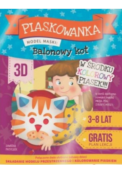 Piaskowanka 3D - Balonowy kot