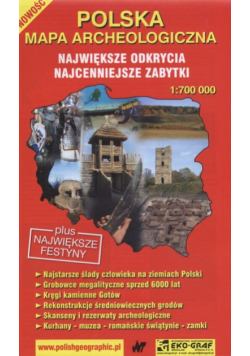 Polska mapa archeologiczna skala 1:700 000