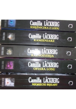 Camilla Lackberg, zestaw 5 książek