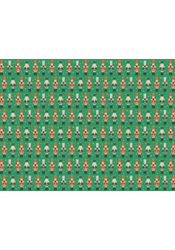 Papier do pakowania - Dziadek do orzechów 70x200cm