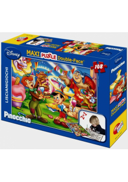 Pinokio Puzzle dwustronne maxi