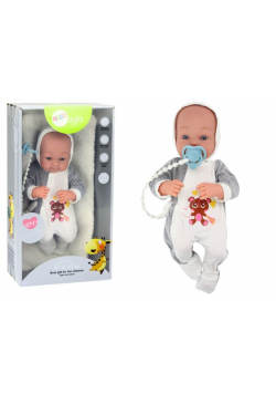 Lalka ze smoczkiem + akcesoria 35cm