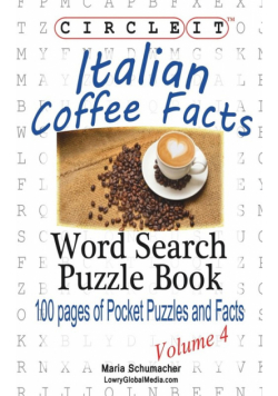 Circle It, Italian Coffee Facts, Word Search, Puzzle Book