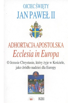 Adhortacja apostolska Ecclesia in Europa