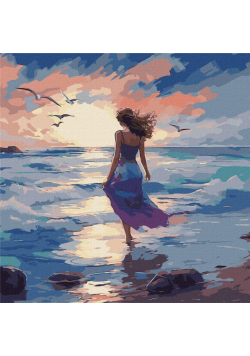 Malowanie po numerach - Piękny żywioł 40x40cm
