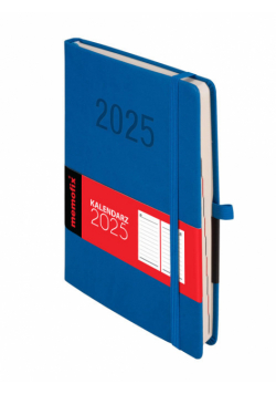 Kalendarz 2025 Memofix A5 DNS niebieski