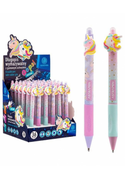 Długopis wymazywalny 0,5mm Unicorn (36szt) ASTRA