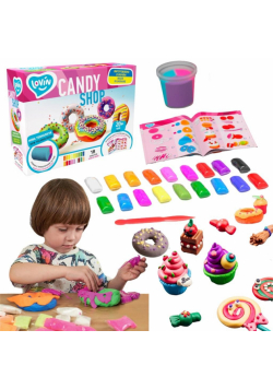 Ciastolina lekka TM Lovin Candy Shop +akcesoria