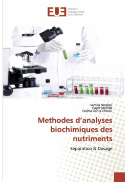Methodes d'analyses biochimiques des nutriments