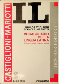 Il vocabolario della lingua latina