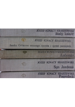 Józef Ignacy Kraszewski, zestaw 5 książek