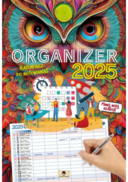 Kalendarz 2025 A3 ścienny Organizer
