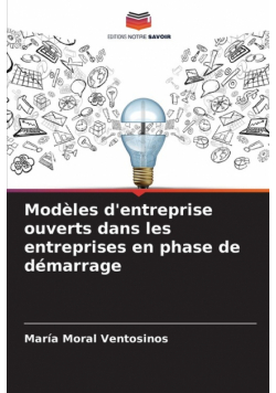 Modèles d'entreprise ouverts dans les entreprises en phase de démarrage