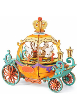 Drewniane Puzzle 3D Pozytywka Kareta