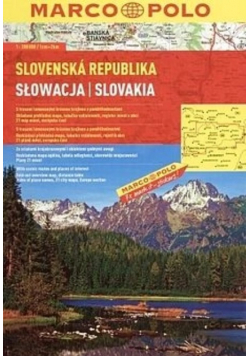Slovenska Republika Słowacja Slovakia mapa