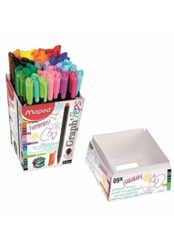 Cienkopis Graph peps 60 sztuk mix