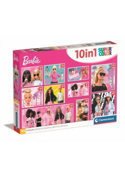 Puzzle 10w1 Super Kolor Barbie