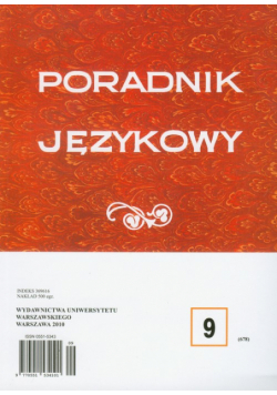 Poradnik językowy 9/2010