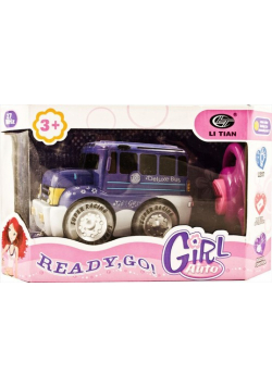 Autobus Girl Auto fioletowy