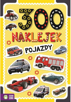 300 naklejek Pojazdy