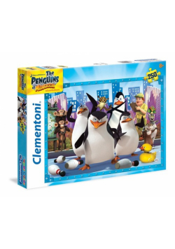 Puzzle SuperColor Pingwiny z Madagaskaru 250
